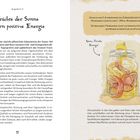 Kapitel 1.3: Früchte der Sonne liefern positive Energie. Spray „Frische Energie“ zeigt ein Glas mit Zitrusschalen.