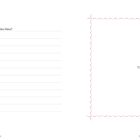 "Welche besonderen Erinnerungen hast du an deine Mama?" Links mit Linien, rechts "FOTO" in rotem Rahmen.