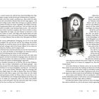 ERSTER BAND - KAPITEL 12

Text spricht über Visionen, Ängste und mystische Erscheinungen. Rechts Illustration eines Schranks mit verzerrtem Gesicht.