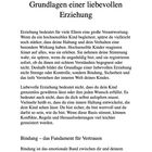Kapitelüberschrift: "7 Grundlagen einer liebevollen Erziehung". Es folgt ein Text über Erziehung, Bindung und Vertrauen.