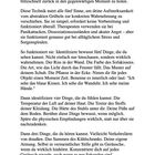 Text beschreibt die 5-4-3-2-1-Technik zur Erdung: Fünf Dinge sehen, vier fühlen, drei hören. Konzentration auf Sinne.