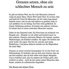 Grenzen setzen, ohne ein schlechter Mensch zu sein. Es gibt ein kleines Wort, das für viele Menschen schwerer wiegt als ganze Sätze.