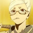 Eine Illustration zeigt eine Person mit Brille, die einen Stock über der Schulter trägt, vor einem gelben Hintergrund.