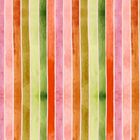 Vertikale Streifen in Rosa, Grün, Braun und Orange; Aquarell-Stil.