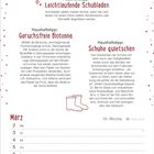 Haushaltstipps zu leichtlaufenden Schubladen, geruchsfreier Biotonne und quietschenden Schuhen. Kalender für März 2026.