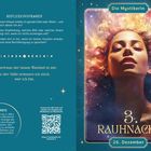 Reflexionsfragen, Zitat zur Selbsterkenntnis. Illustration einer Frau mit geschlossenen Augen, Titel: "3. Rauhnacht, 26. Dezember".