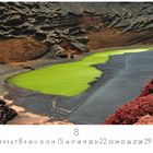 Text: "El Golfo", "8", "CASARES EDITION". Eine Küstenlandschaft mit giftgrünem Wasser in einer vulkanischen Umgebung.