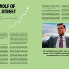 THE WOLF OF WALL STREET  
Regie Martin Scorsese  
Besetzung Leonardo DiCaprio, Jonah Hill, Margot Robbie  
Illustration eines Börsenaufstiegs.