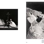 Willy Dirtl als Herzog Albrecht und Margaret Bauer in Ballettszene, daneben Christl Zimmerl in einer Rolle aus 1955.