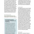 Seite 14, Wahrnehmungs- und Lernbesonderheiten. Aufzählung von Spieltypen: Konstruktionsspiel, Symbolspiel, Rollenspiel. Boxtext: Als Ergotherapeutin betrachte ich Spielen als Handlung.