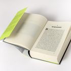 Offenes Buch mit Kapitelüberschrift „1 Aus der alten Welt“. Eine grüne Buchklappe mit Text ist sichtbar.