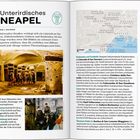 "Unterirdisches Neapel", Anreise über Metro Dante, Touren zeitlich gebunden, Kosten 8 € (Erwachsene), Kleidung: Pulli empfohlen.