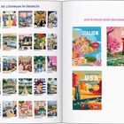 "Die Lösungen im Überblick", "Italien", "Japan", "USA". Bunte Illustrationen zeigen verschiedene Reiseziele und Motive.