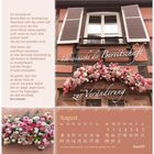 Text links: "Ich wünsche dir Bereitschaft zur Veränderung..." Doro Zachmann. Rechts oben: "Ich wünsche dir Bereitschaft...", unten Kalender August.