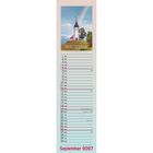 „Siehe, jetzt ist die Zeit der Gnade; siehe, jetzt ist der Tag des Heils!“ Kalender für September 2027 mit einer Kirche und Regenbogen.