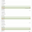 Kalenderseite für August; Illustration: Person liegt am Pool und sagt: "Ich glaub ich hab ne fette Altersdepression!"