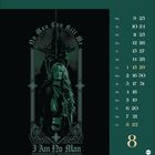 Text: "No Man Can Kill Me", "I Am No Man". Illustration einer gepanzerten Frau vor einem dunklen Kriegerhelm. Kalenderdaten daneben.