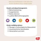 Anschlussfähigkeit von der Kita in die Grundschule verbessern. Kreativ: Wortschatz, Zungenbrecher, Reime. Kinder stärken.