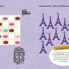 Text links: "Kannst du das Bildsudoku lösen?" Rechts: "Silhouettenrätsel – Welcher Eiffelturm ist anders?"