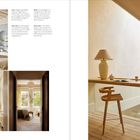 Links: Möbel, Kinderzimmer. Pastellfarben. Unten links: Bad. Marmor, Messing. Rechts: Arbeitsgalerie, Dachgeschoss.