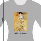Text: "Neue Galerie New York. The Museum and Its Collection. 14,8 b x 21,0 h cm". Auf einem grauen T-Shirt ist ein Gemälde.