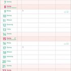 Kalender für August 2027 mit Wochen- und Feiertagen. Schmetterlingsmuster am oberen Rand.