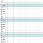 Monatsplaner für August 2027. Tage in Spalten mit Kalenderwochen, Feiertage rot markiert. Feiertage: Maria Himmelfahrt.