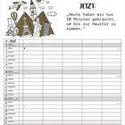 „Bevor wir Kinder hatten: ‚...die Welt zu bereisen.‘ Jetzt: ‚...bis zur Haustür zu kommen.‘“ Kalender für August 2027.