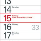 Kalender für August 2027. Feiertage: 1. Bundesfeiertag, 8. Friedensfest, 15. Mariä Himmelfahrt. Wochenzahlen 31–35.
