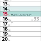 Kalender für August 2027 mit Daten, Feiertagen und Kalenderwochen 31 bis 35, inklusive Bundesfeiertag.