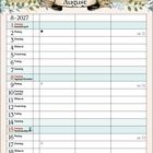 „Ein Bootsausflug am wilden See ist im August die beste Idee.“ Kalenderblatt für August 2027 mit Seelandschaft.