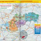 "DEINE EXTRA FALTKARTE. APP DOWNLOADEN Reiseziel auswählen und los geht's! Farbig gestaltete Landkarte der Slowakei."