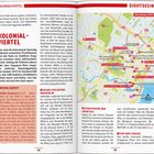 Kolonialviertel, Sehenswürdigkeiten wie Raffles-Denkmal, Asian Civilisations Museum, Victoria Theatre, The Arts House. Karte mit markierten Orten.