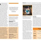 Texte: "Lewis Binford", "Archaeology as Anthropology", "1962", "Die New Archaeology", "113", "Kulturelle vs. Prozessuale Archäologie". 

Darstellung:
Eine informative Doppelseite mit farblich abgesetzten Textblöcken, zwei Bildern von Ausgrabungen und einer Tabelle.