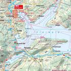 Topografische Karte mit Orten: Luzern, Kriens, Horw, Hergiswil, Stans, Weggis, Vitznau und dem Vierwaldstättersee.