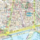 Karte von Barcelona: Barri Gòtic, Les Rambles. Orte wie Museu Marítim, Catedral, Monument a Colom sind markiert.