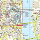 Köln Hauptbahnhof, Dom, Rhein, Altstadt, Hohenzollernbrücke, Deutzer Brücke, Heumarkt; Karte mit Straßen und Sehenswürdigkeiten.