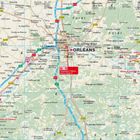 Text: "ORLÉANS", "Detailkarte Orléans siehe Seite 31".  
Eine Straßenkarte mit Städten und Flüssen.