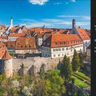 Mittalterromantik: Rothenburg ob der Tauber zeigt trotz Kriegszerstörungen keine modernistischen Brüche. Mittwoch, 7. April.