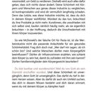 Seite 23. Text beschreibt Schönheitsideale, Branchenkritik und innere Schönheit. "Du bist kostbar und wunderschön!" hervorgehoben.