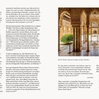 Text: Über Langeweile durch fehlende visuelle Reize und deren Auswirkungen. Bild: Ein kunstvoller Innenhof mit Säulen in der Alhambra.