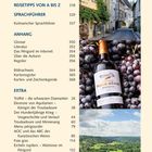 Inhalt Seite 7 mit Themen: Reisetipps, Sprachführer, Anhang, Extra. Bilder zeigen eine Altstadt, Weinflasche und Landschaft.