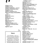 Text: „ach woher, bestimmt nicht“, „Hinweis“, „Das auslaufende ... englischen Artikel (a joke).“  
Seite 97, Lexikon-Stil.