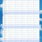 August Kalender, Feiertage wie Nationalfeiertag (CH) und Mariä Himmelfahrt. Strandkörbe am Strand Koserow auf Usedom.