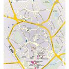 Essen & Trinken: Peratoner, Al Cenacolo. Nachtleben: Ai Compari, El Gordo. Pordenone Karte mit Straßen und Plätzen.
