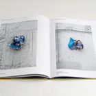 Texte: "Untitled (from the series Aeromads)", Maße: 40 × 40 × 24 cm, 3D-Druck. Abbildungen auf Betonuntergrund.