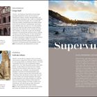 KOLOSSEUM, Ewige Stadt: Text über Geschichte und Bau.

POMPEJI, Kraft des Vulkans: Text über Vesuv-Ausbruch.

SUPERVULKAN, Schlummernde Gefahr: Landschaft mit Rauch.