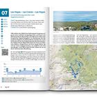 Tour 07: Las Hayas – Las Creces – Las Hayas, Grenzwanderung. Gemütlicher Spaziergang mit Karten- und Landschaftsansicht.