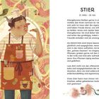 "STIER 21. APRIL – 20. MAI" steht in der Mitte des Textes. Links ist eine Illustration eines Kochs.