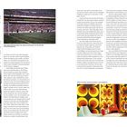 1970er: Text über wirtschaftliche und kulturelle Ereignisse der 1970er. Bilder von Fußballspiel, Heimvideospielkonsole, Möbel und Architektur.